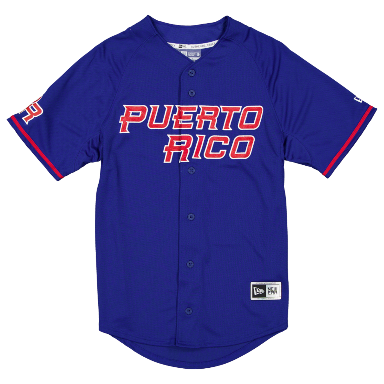 New Era Puerto Rico FG Jersey - Men's - Light Royal Blue/Multi