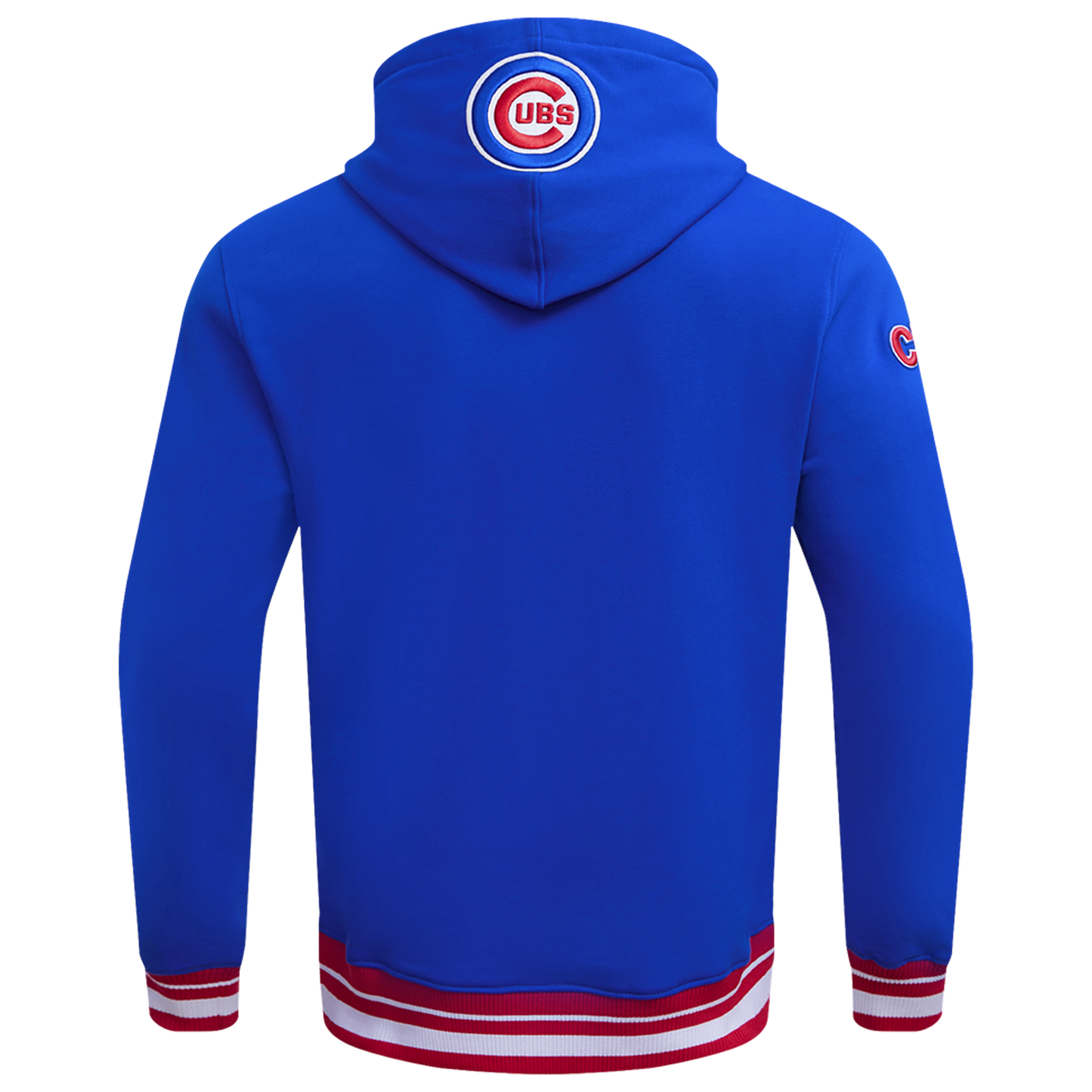Pro Standard CUBS SCRIPT TAIL RIB FLC PO HOODIE - Men's - Royal Blue/Red