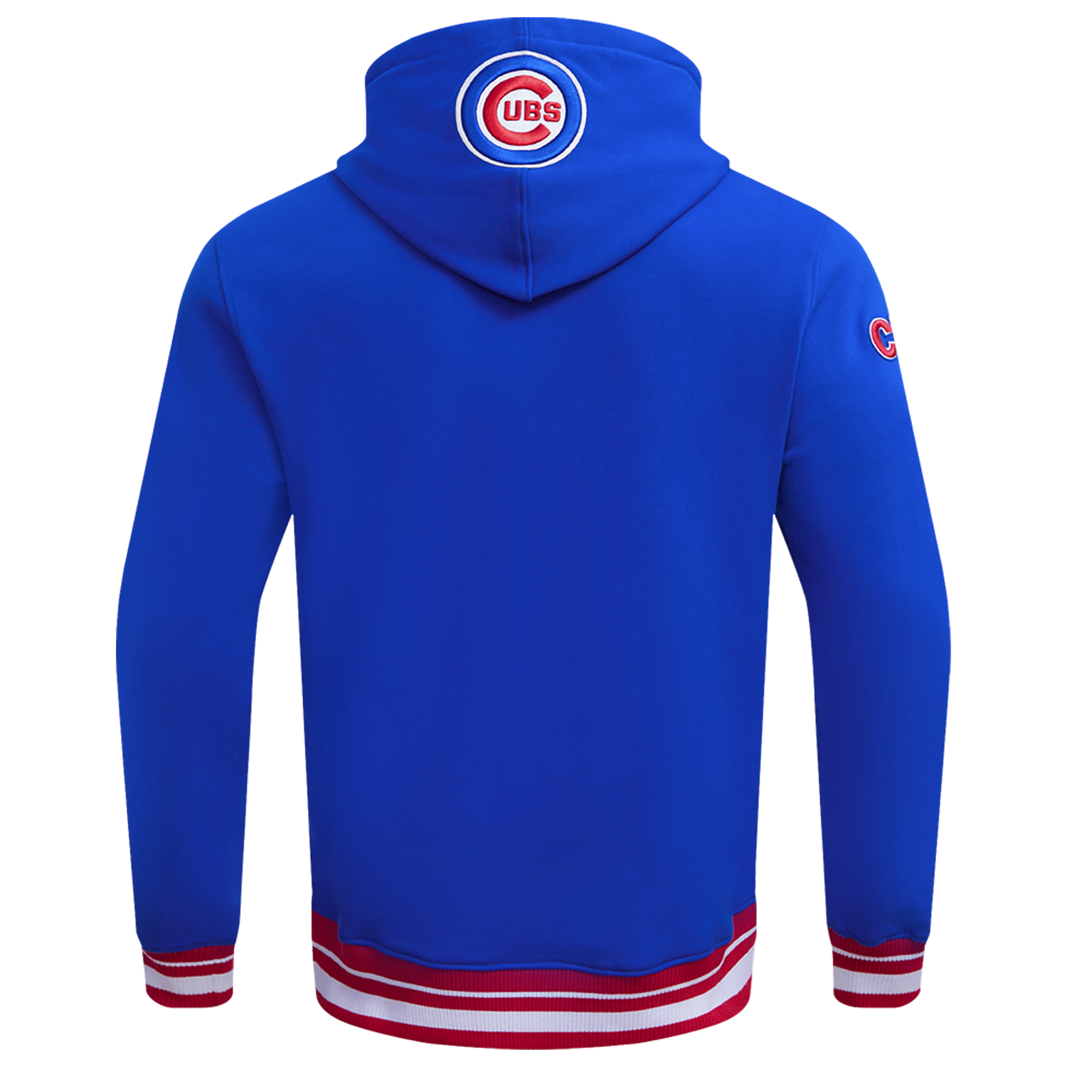 Pro Standard CUBS SCRIPT TAIL RIB FLC PO HOODIE - Men's - Royal Blue/Red