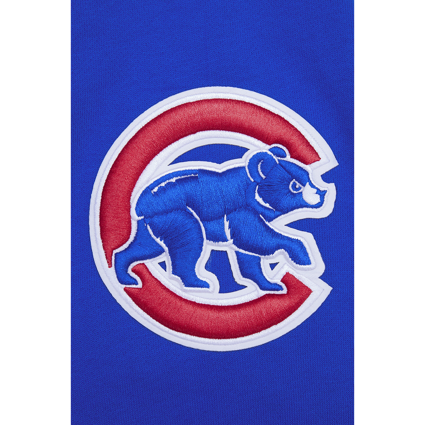 Pro Standard CUBS SCRIPT TAIL RIB FLC PO HOODIE - Men's - Royal Blue/Red