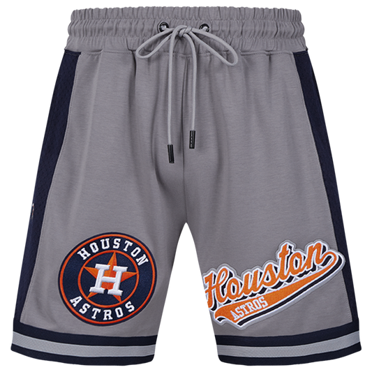 Pro Standard ASTROS SCRIPT TAIL DK 2.0 SHORT - Men's - Gray/Midnight Navy