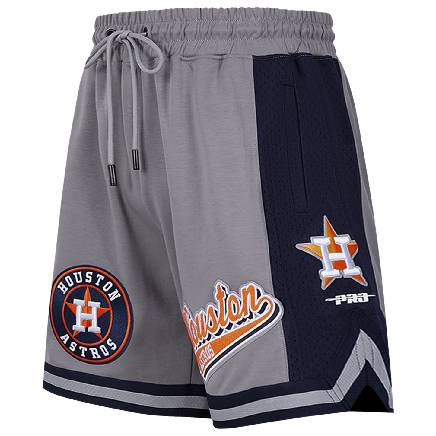 Pro Standard ASTROS SCRIPT TAIL DK 2.0 SHORT - Men's - Gray/Midnight Navy