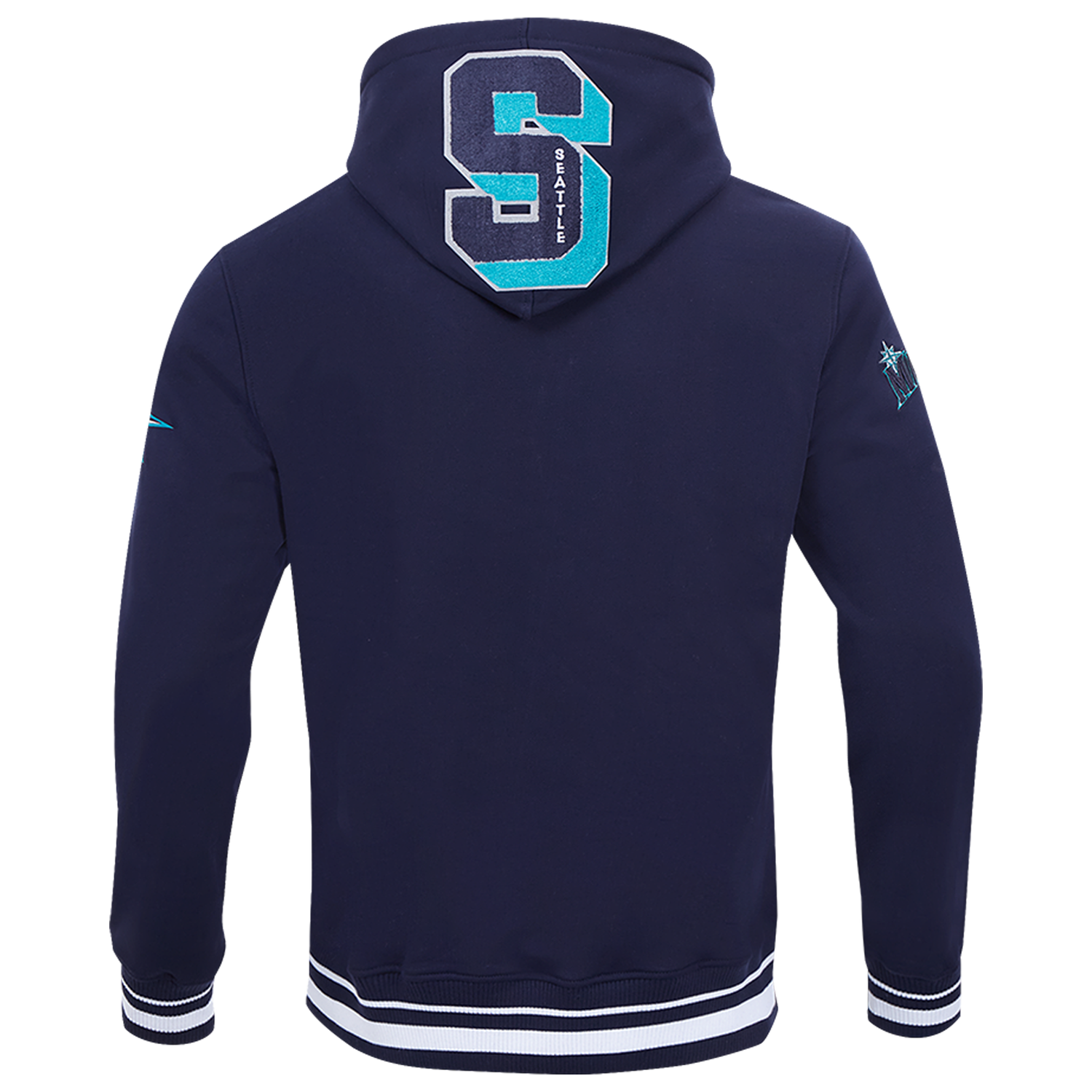 Pro Standard MARINERS MASH UP RIB FLC PO HOODIE - Men's - Midnight Navy