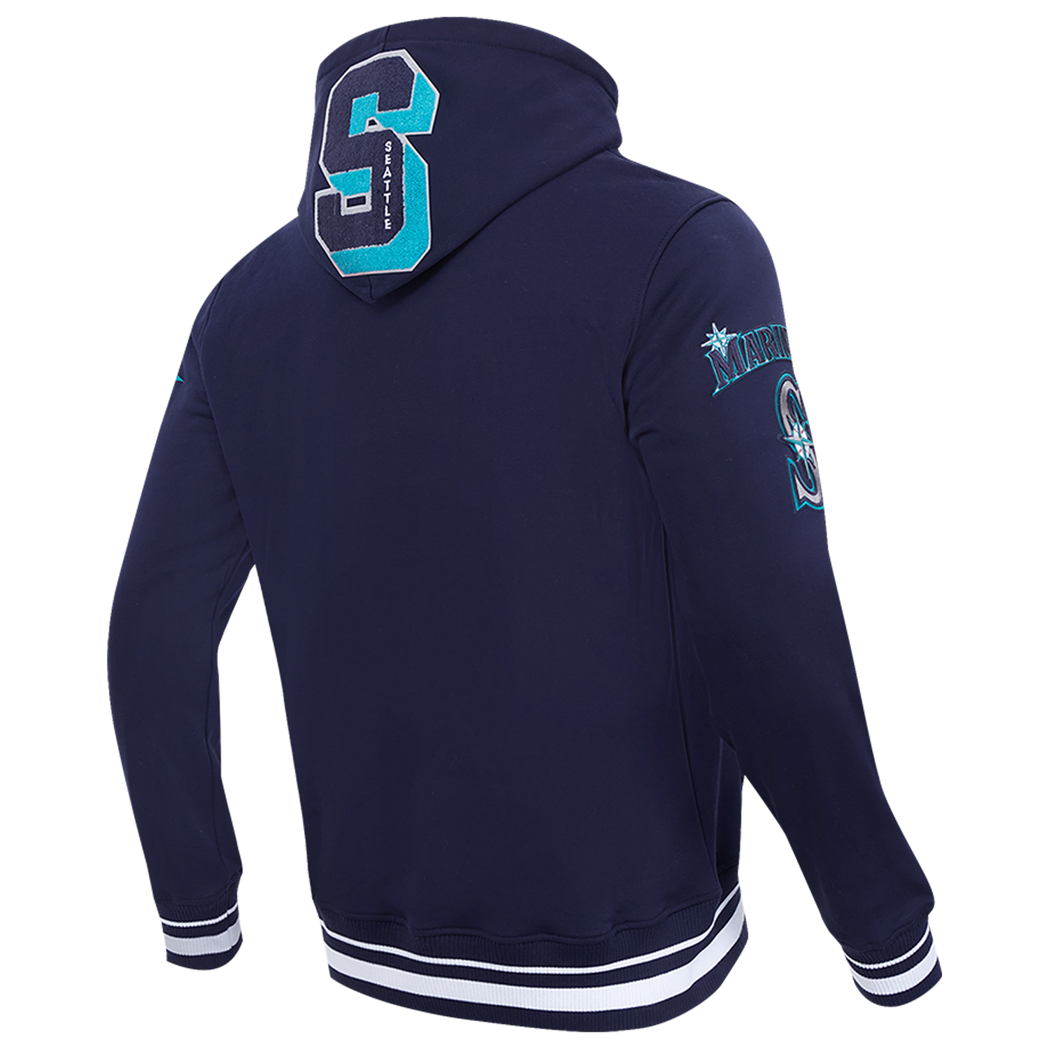 Pro Standard MARINERS MASH UP RIB FLC PO HOODIE - Men's - Midnight Navy