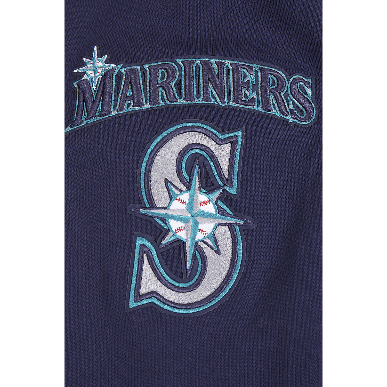 Pro Standard MARINERS MASH UP RIB FLC PO HOODIE - Men's - Midnight Navy