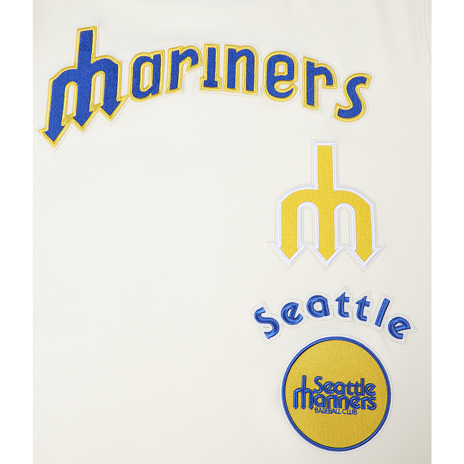 Pro Standard MARINERS RETRO CLASSIC DK TEE V2 - Men's - Eggshell/Royal Blue