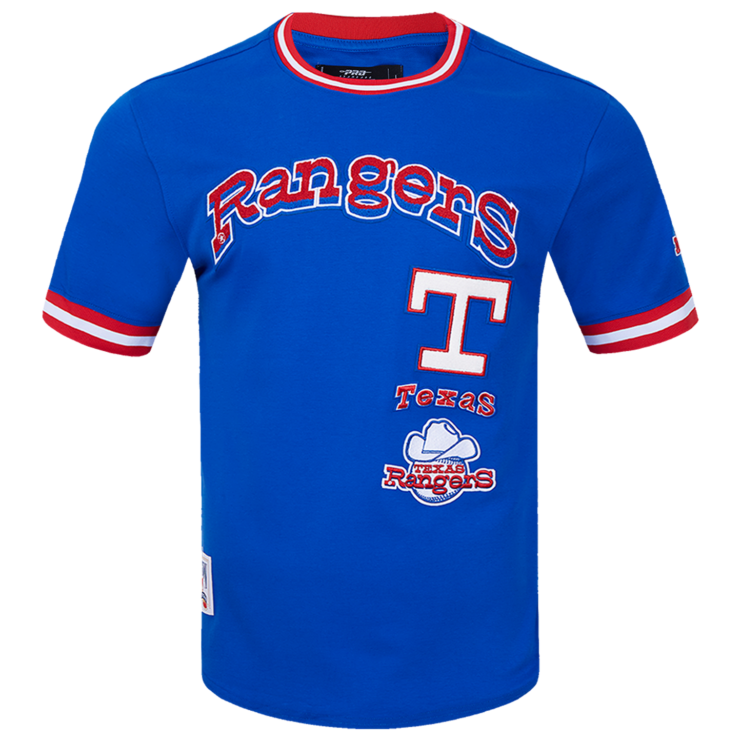 Pro Standard RANGERS RETRO CLASSIC DK TEE - Men's - Royal Blue/Red