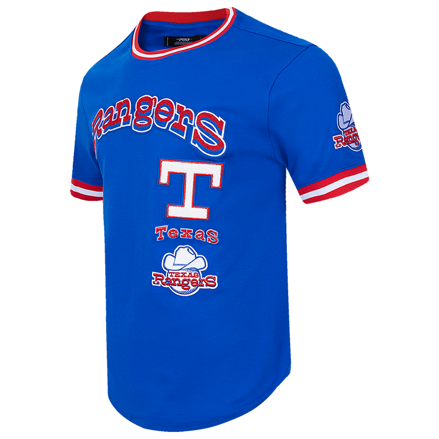 Pro Standard RANGERS RETRO CLASSIC DK TEE - Men's - Royal Blue/Red