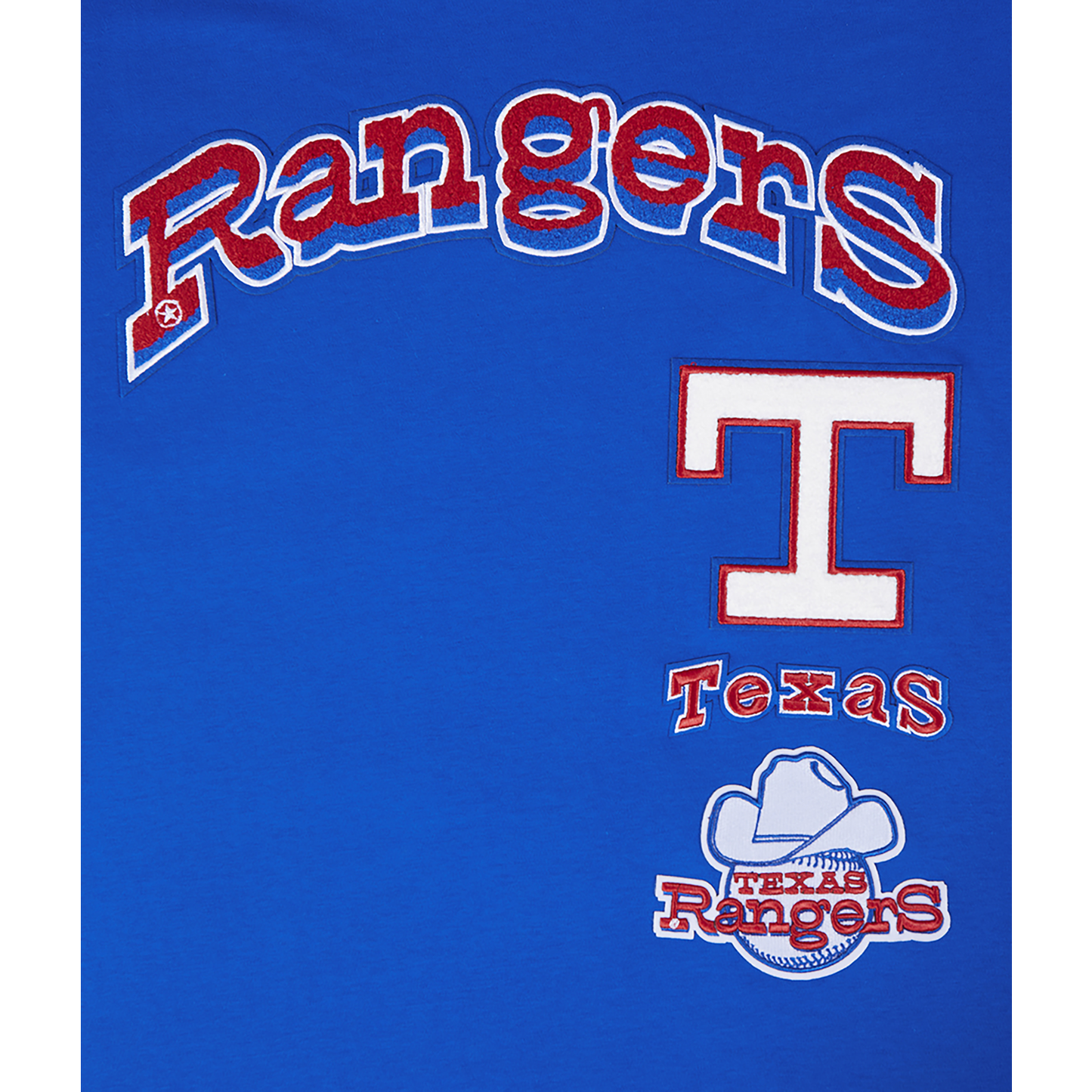 Pro Standard RANGERS RETRO CLASSIC DK TEE - Men's - Royal Blue/Red