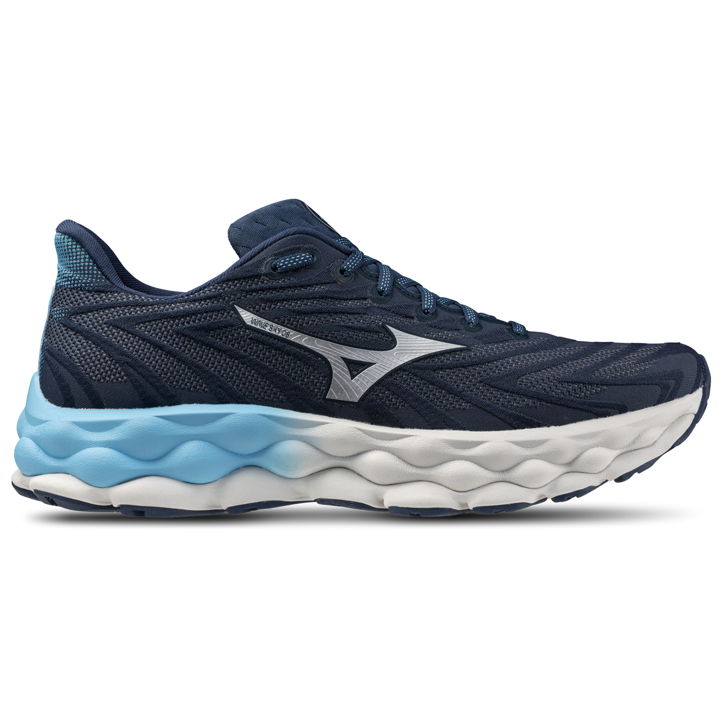 Mizuno Wave Sky 8 - Men's - Blue Wing/Teal Silver