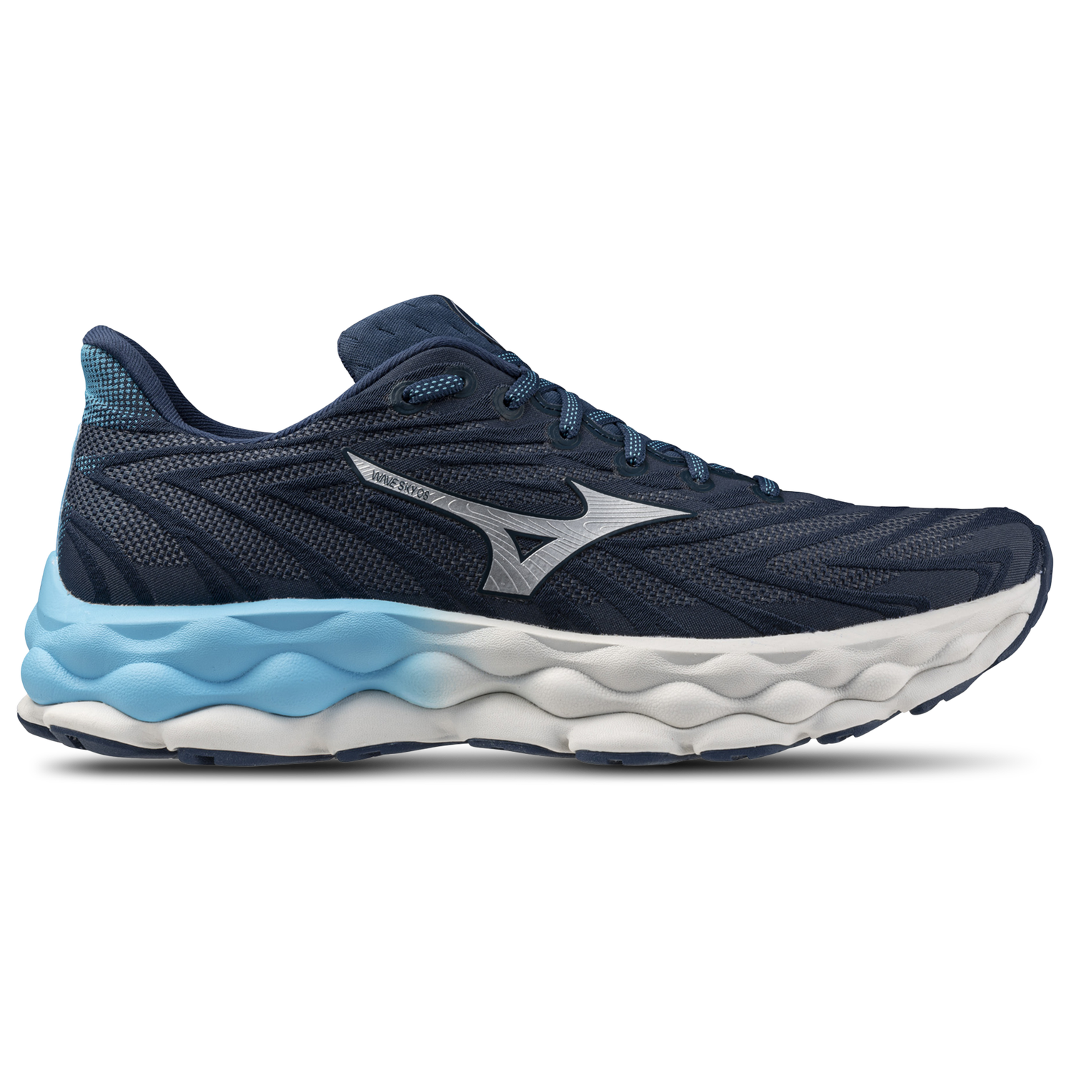 Mizuno Wave Sky 8 - Men's - Blue Wing/Teal Silver