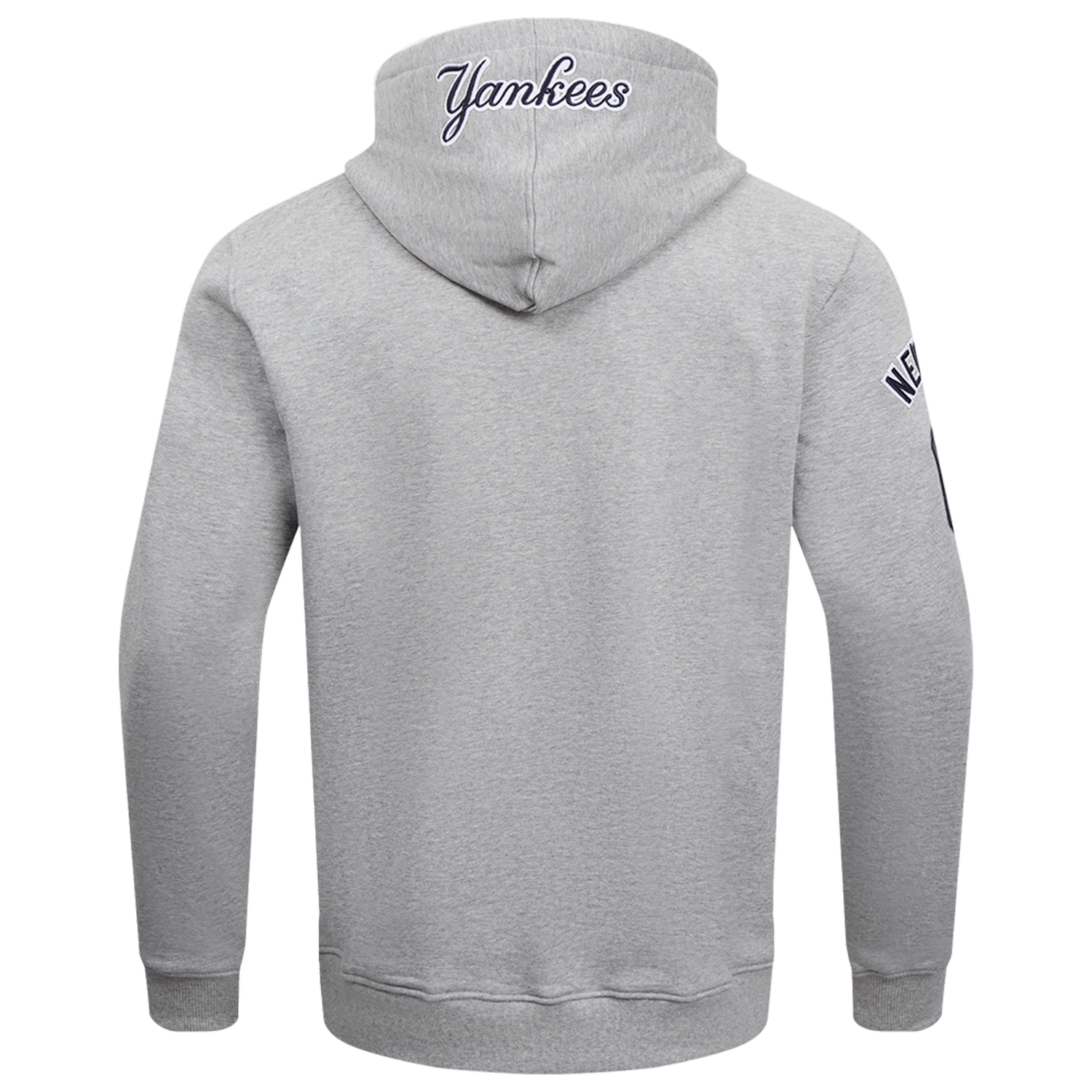 Pro Standard YANKEES OLD ENGLISH FLC PO HOODIE - Men's - Heather Grey