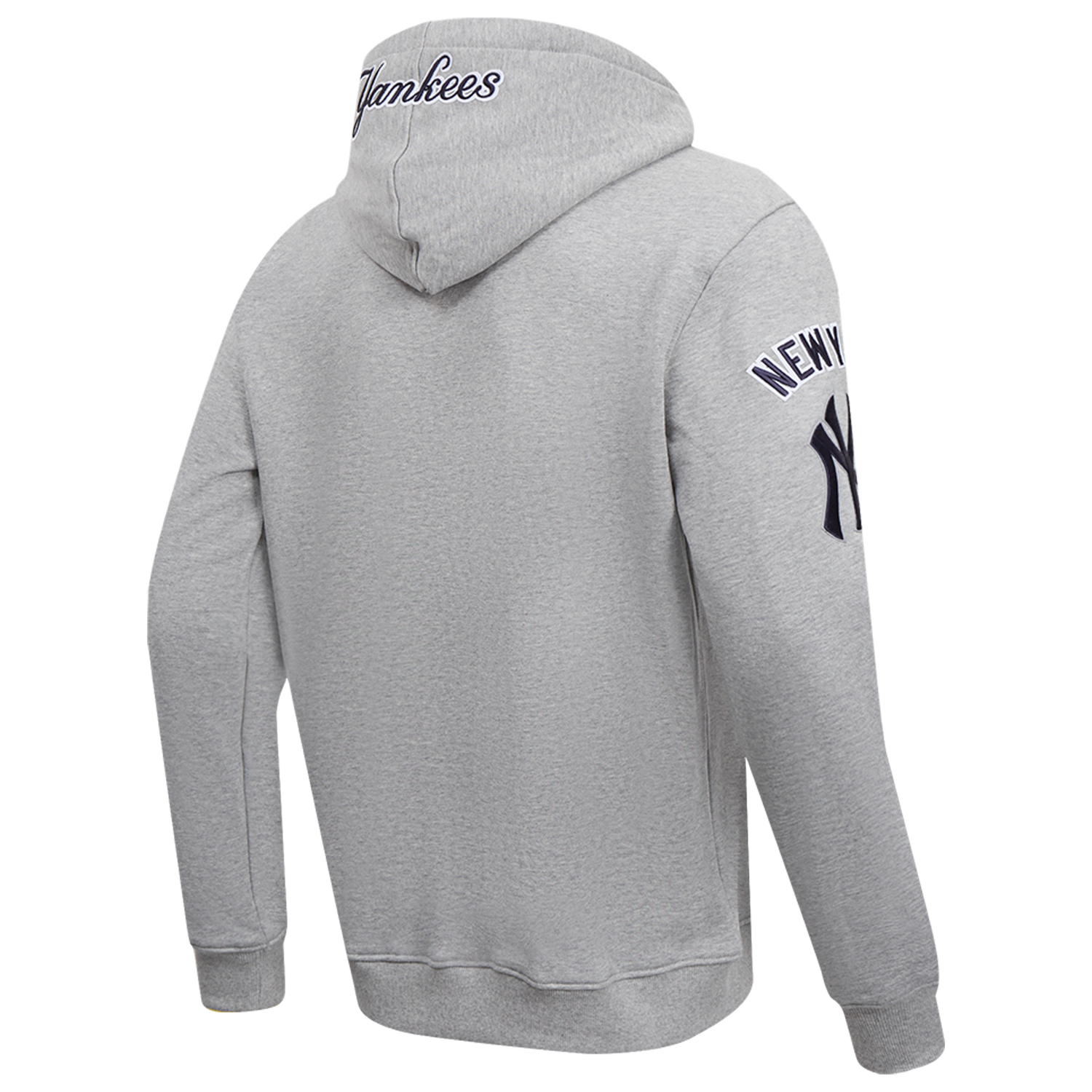 Pro Standard YANKEES OLD ENGLISH FLC PO HOODIE - Men's - Heather Grey