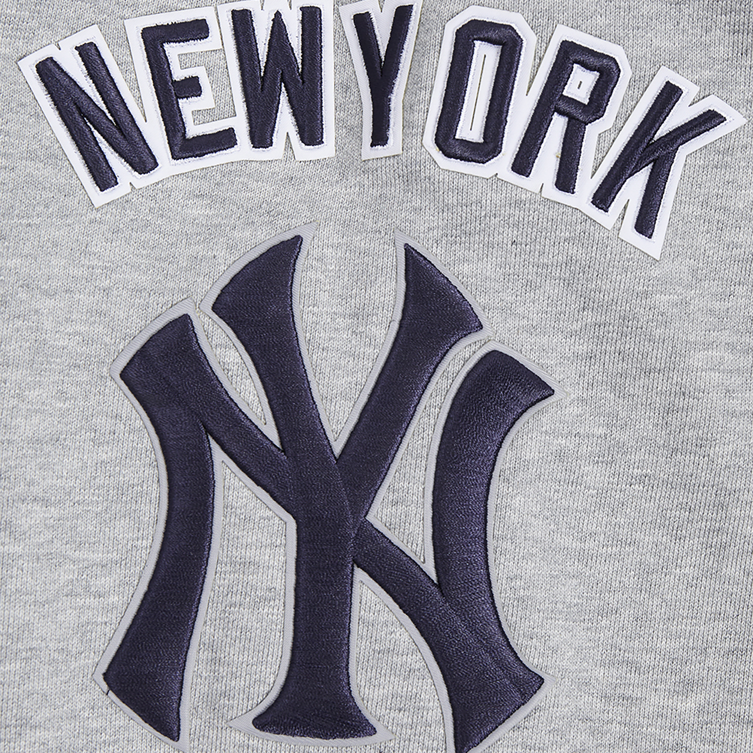 Pro Standard YANKEES OLD ENGLISH FLC PO HOODIE - Men's - Heather Grey