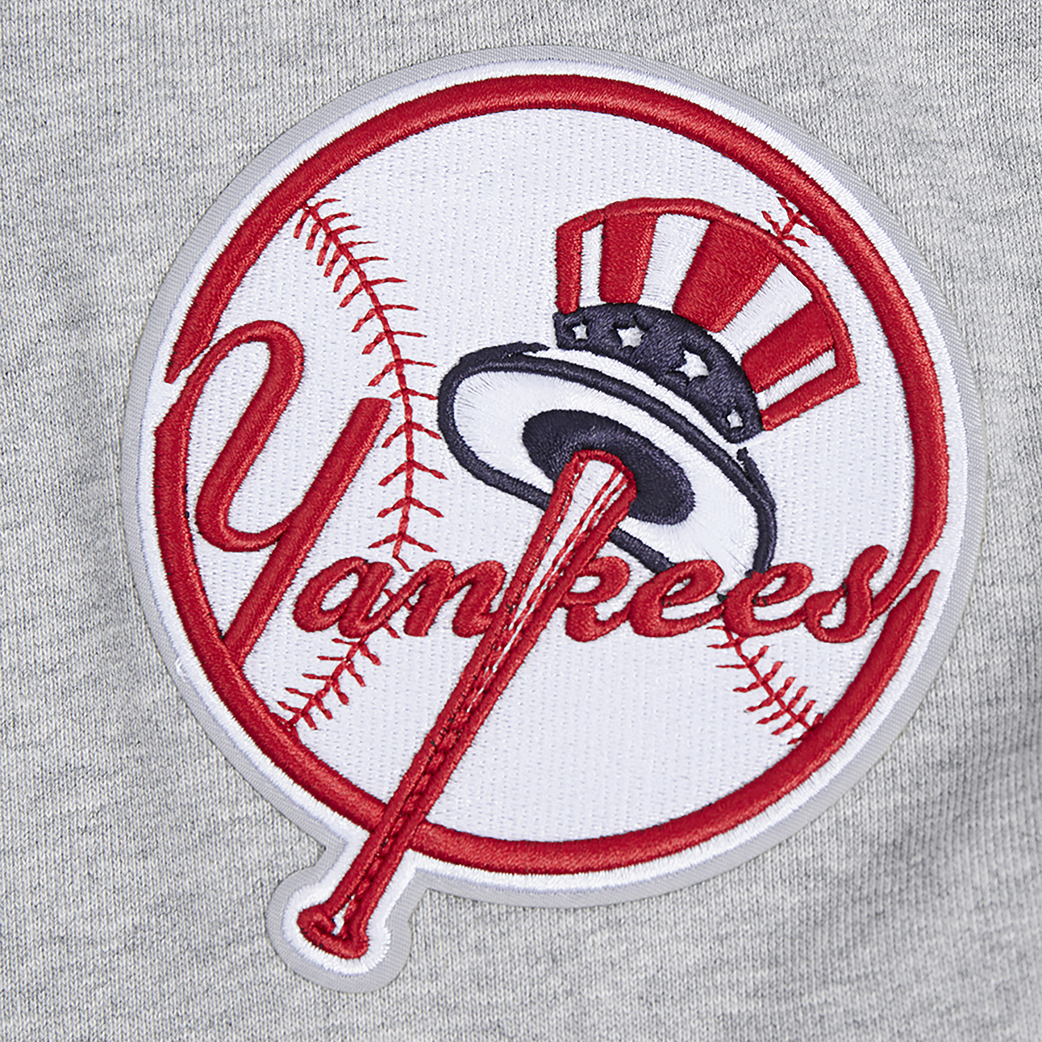 Pro Standard YANKEES OLD ENGLISH FLC PO HOODIE - Men's - Heather Grey