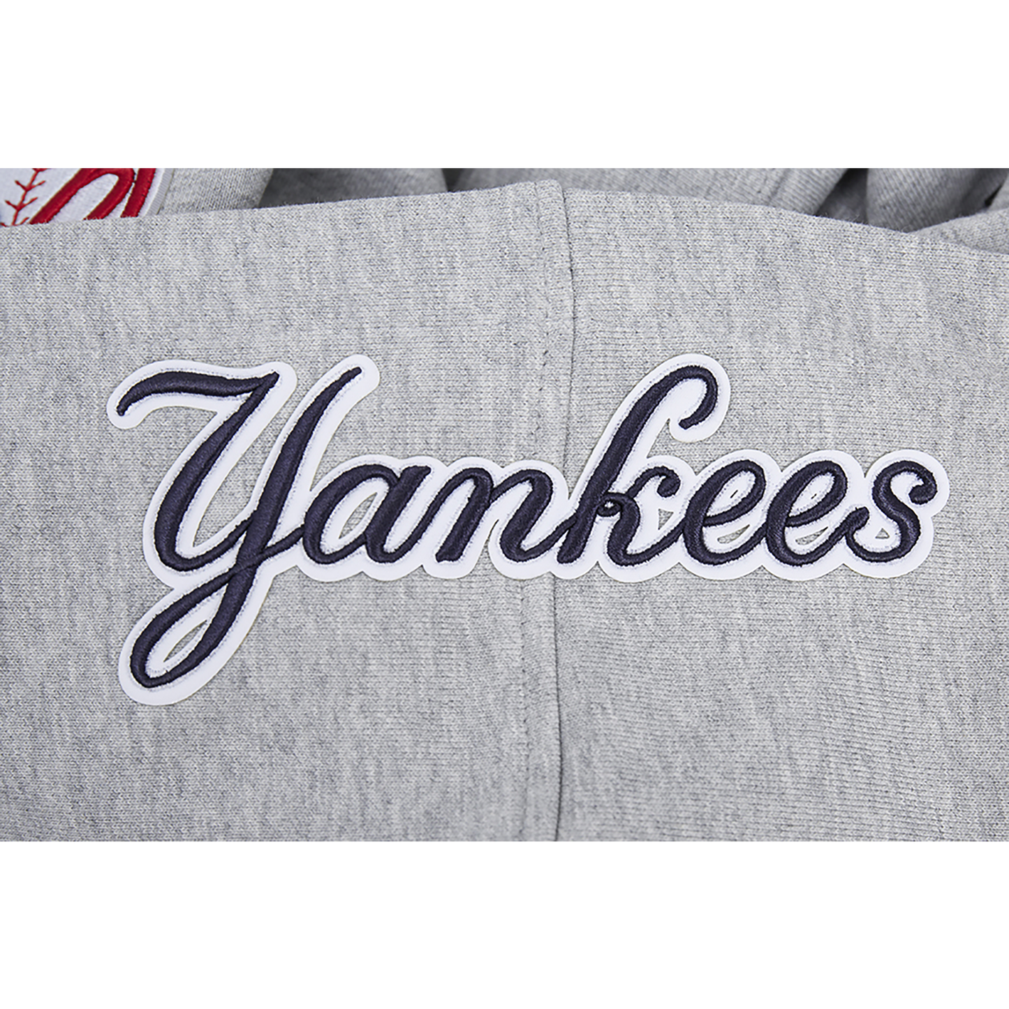 Pro Standard YANKEES OLD ENGLISH FLC PO HOODIE - Men's - Heather Grey