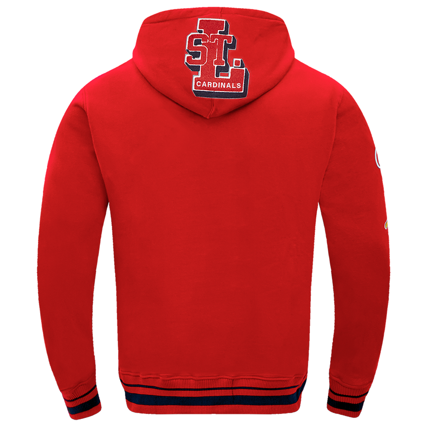 Pro Standard CARDINALS MASH UP M RIB FLC PO HOODIE - Men's - Red/Red/Midnight Navy