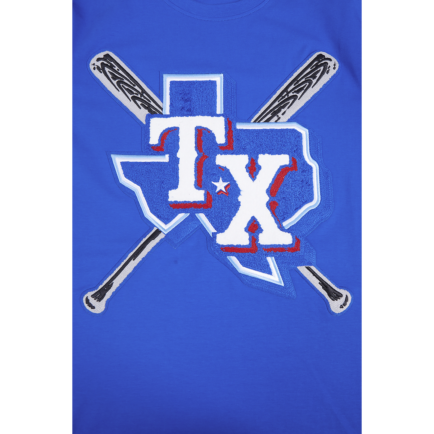 Pro Standard RANGERS MASH UP M SJ TEE - Men's - Royal Blue