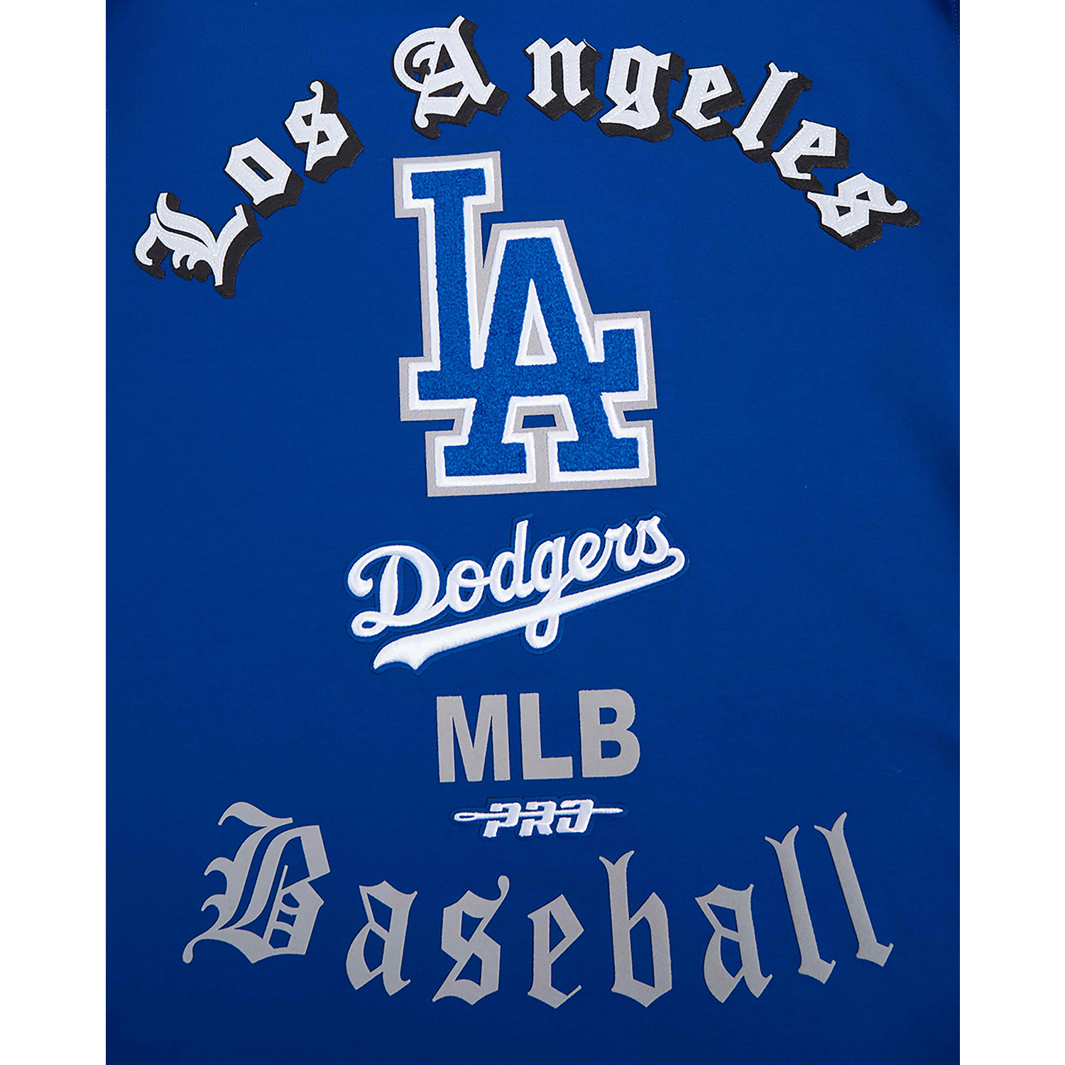 Pro Standard DODGERS OLD ENGLISH SJ TEE - Men's - Dodger Blue