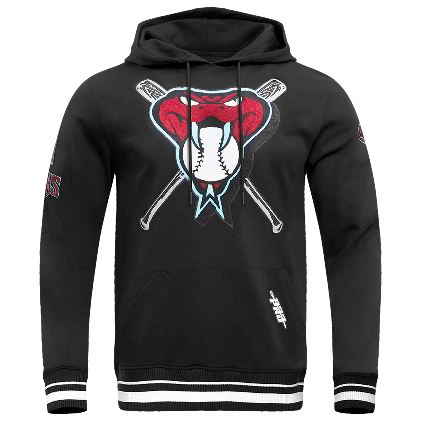 Pro Standard DIAMONDBACKS MASH UP M RIB FLC PO HOODIE - Men's - Black