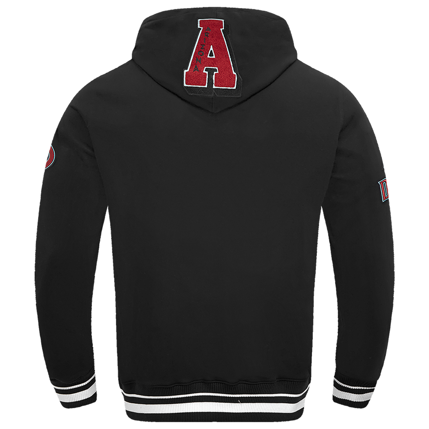 Pro Standard DIAMONDBACKS MASH UP M RIB FLC PO HOODIE - Men's - Black
