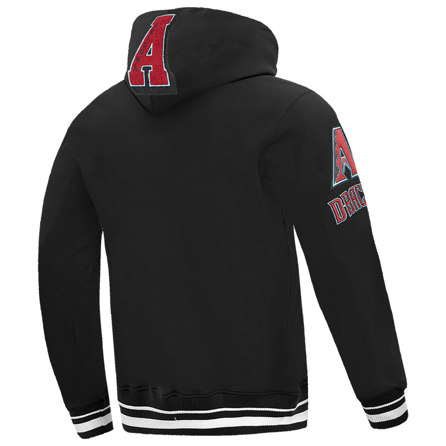 Pro Standard DIAMONDBACKS MASH UP M RIB FLC PO HOODIE - Men's - Black