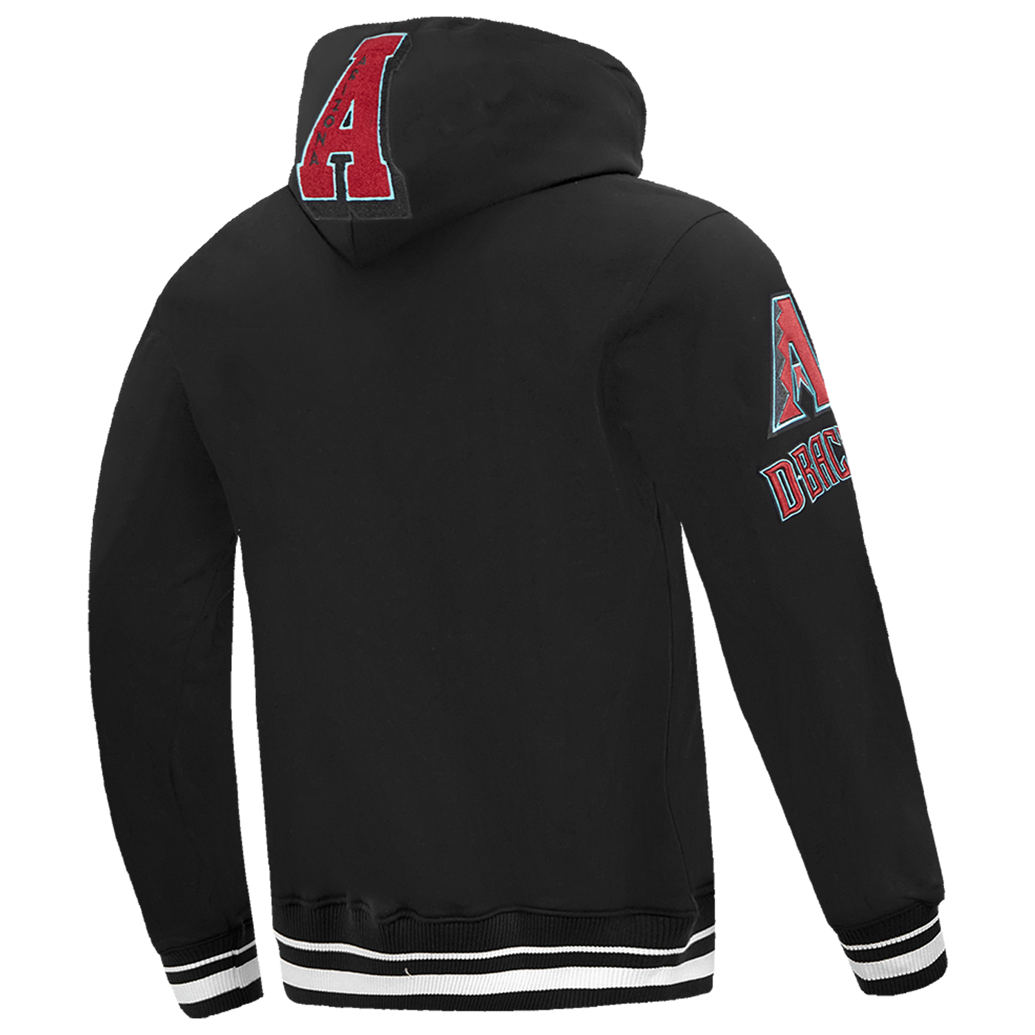 Pro Standard DIAMONDBACKS MASH UP M RIB FLC PO HOODIE - Men's - Black