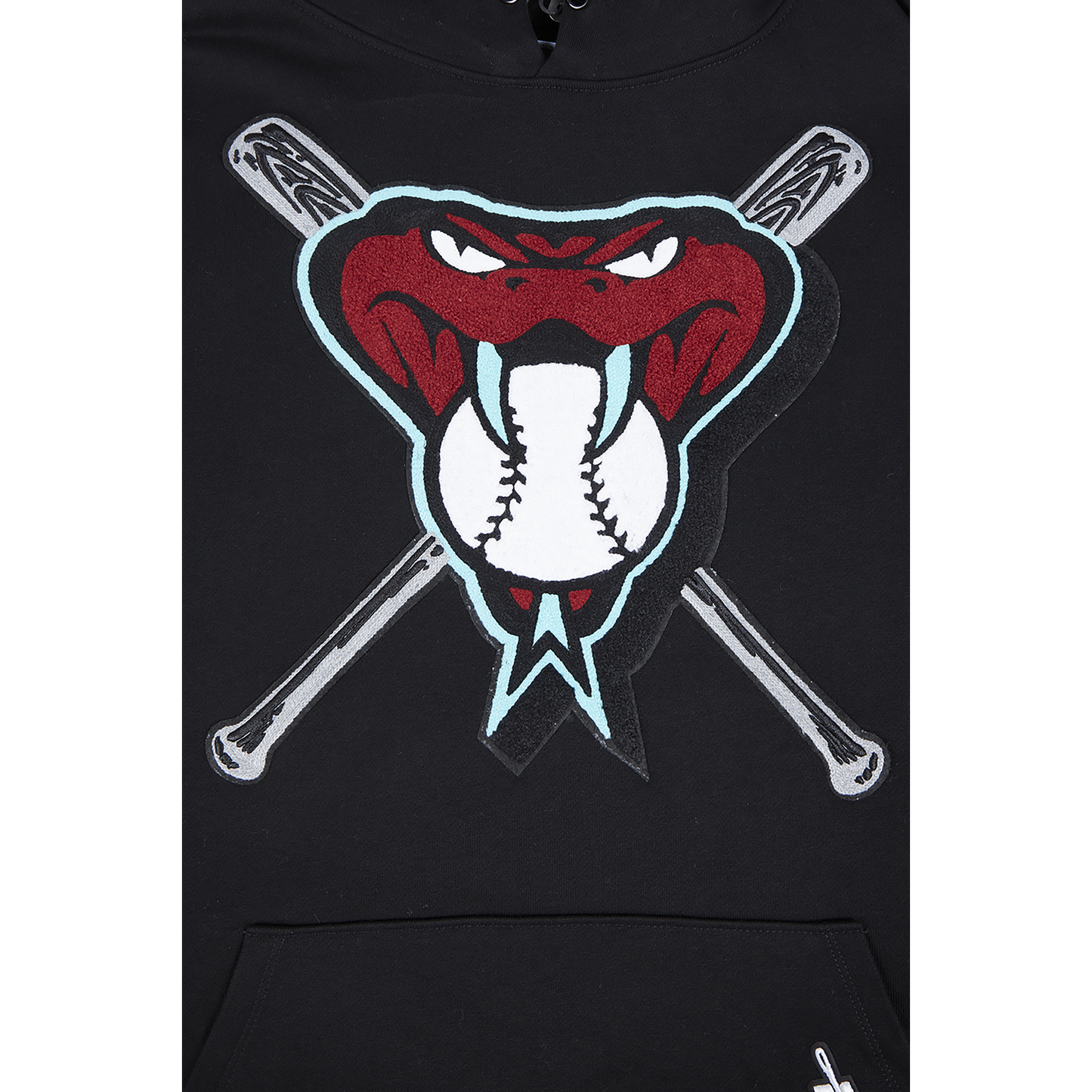 Pro Standard DIAMONDBACKS MASH UP M RIB FLC PO HOODIE - Men's - Black