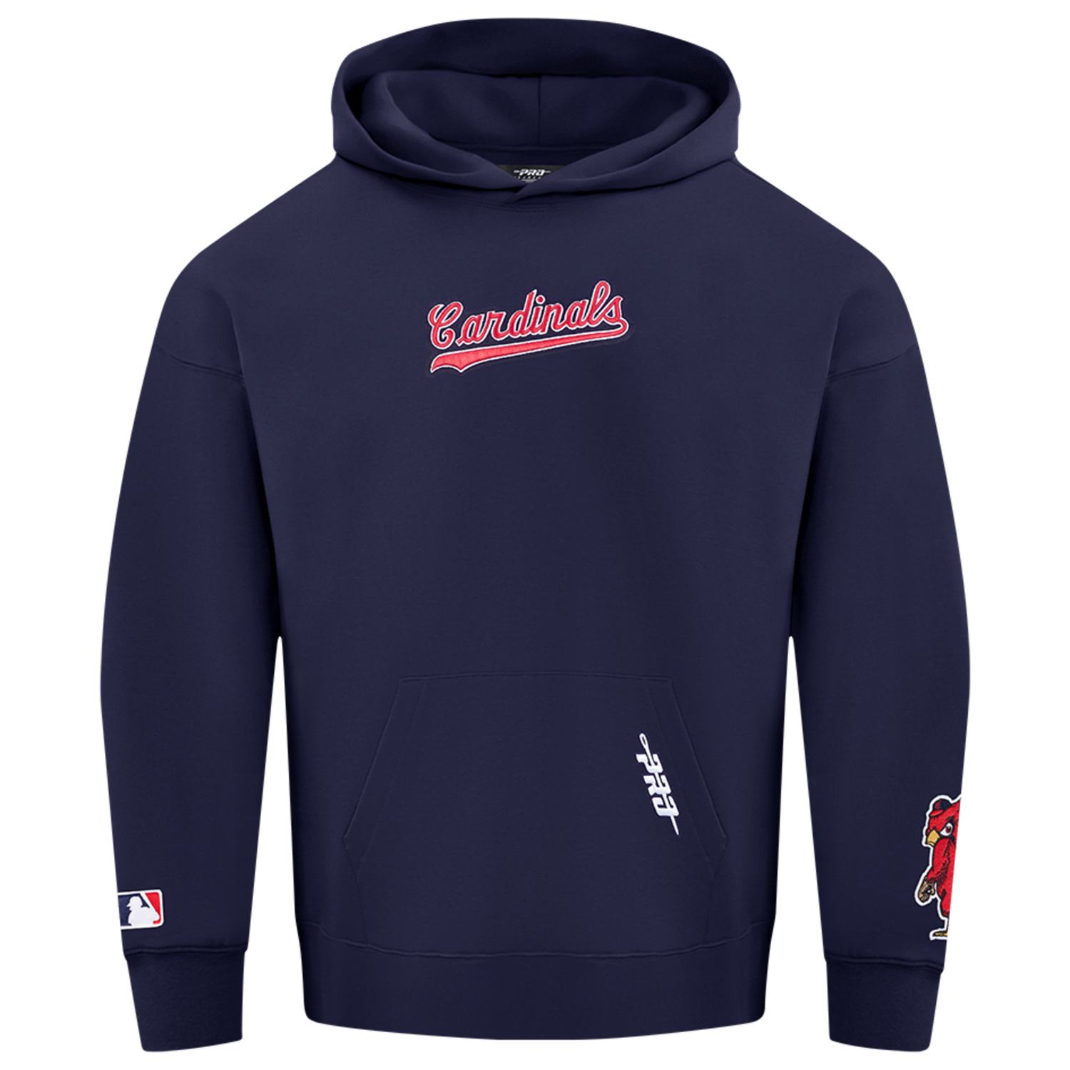 Pro Standard Cardinals Pullover Hoodie - Men's - Midnight Navy