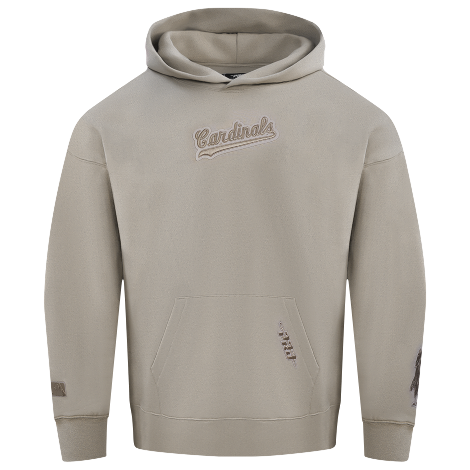 Pro Standard Cardinals Pullover Hoodie - Men's - Taupe