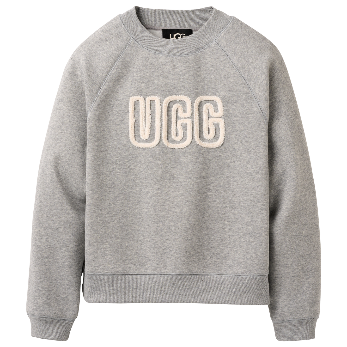 UGG Logo Crewneck - Women's - White/Grey Heather