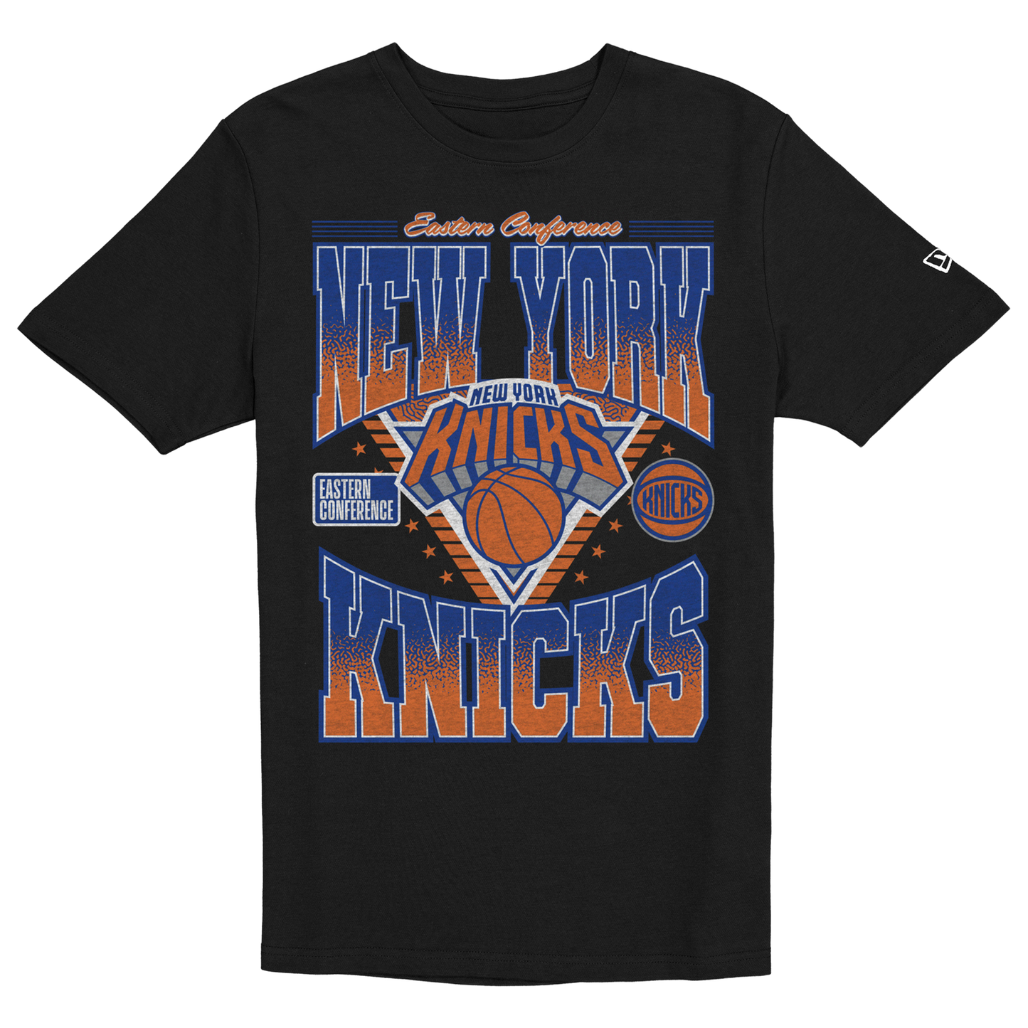 New Era Knicks Eastern Conference Graphic T-Shirt - Men's - Black