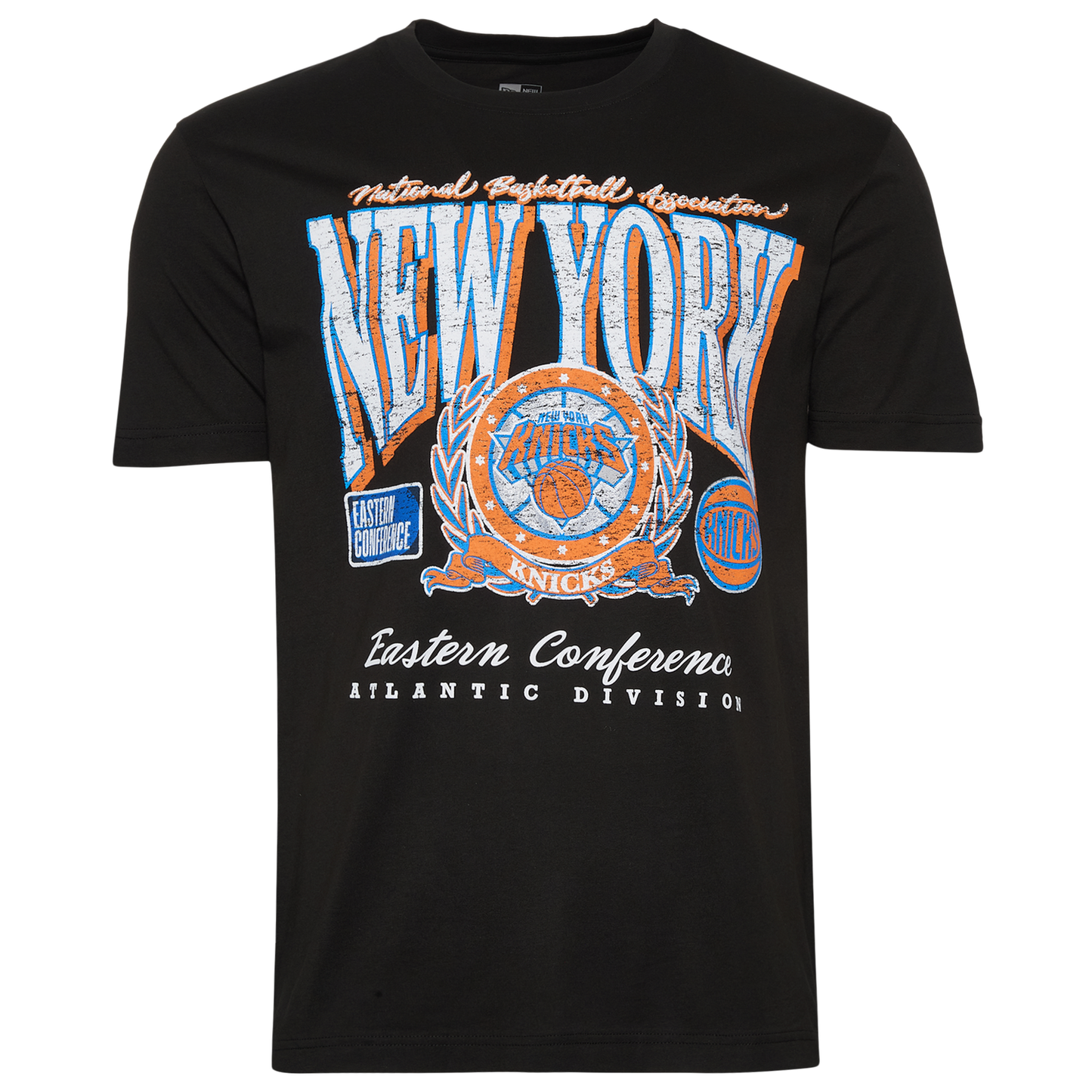 New Era Knicks Eastern Conference Graphic T-Shirt - Men's - Black (14876751)