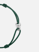 GREEN UNITY BRACELET | Silver
