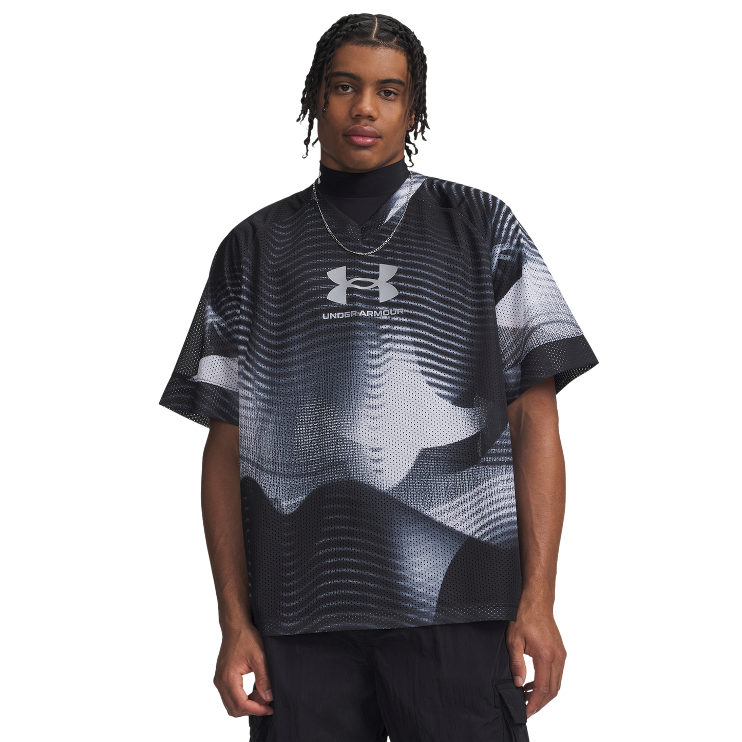 Under Armour Icon Mesh Jersey - Men's - White/Black/Reflective