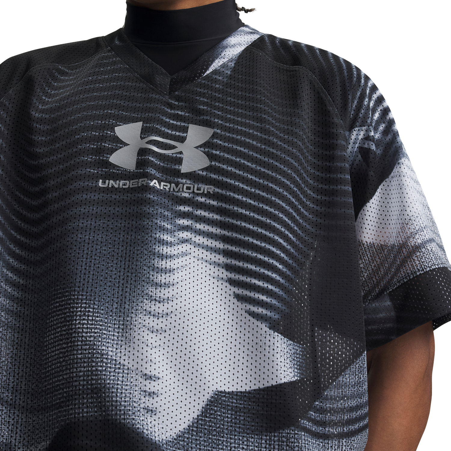 Under Armour Icon Mesh Jersey - Men's - White/Black/Reflective