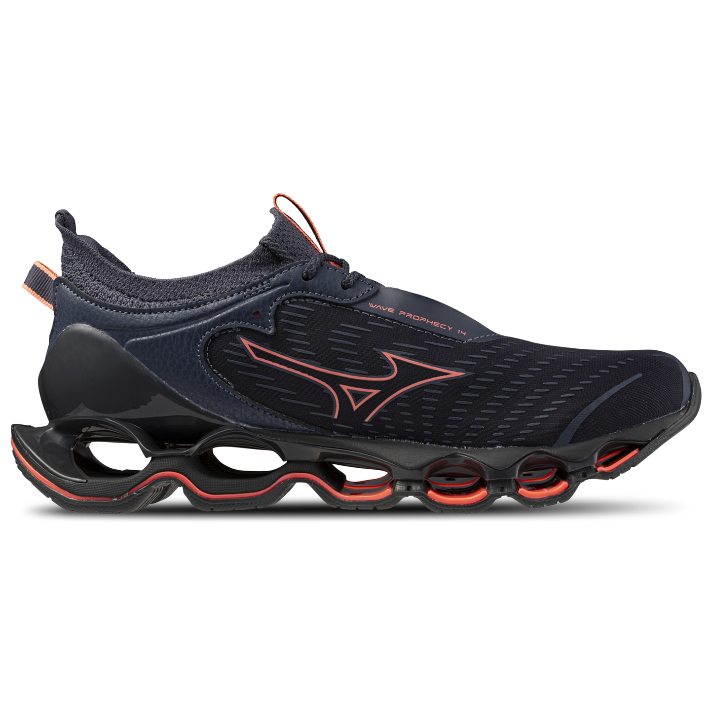 Mizuno Prophecy 14 - Women's - Odyssey Grey/Striking Coral