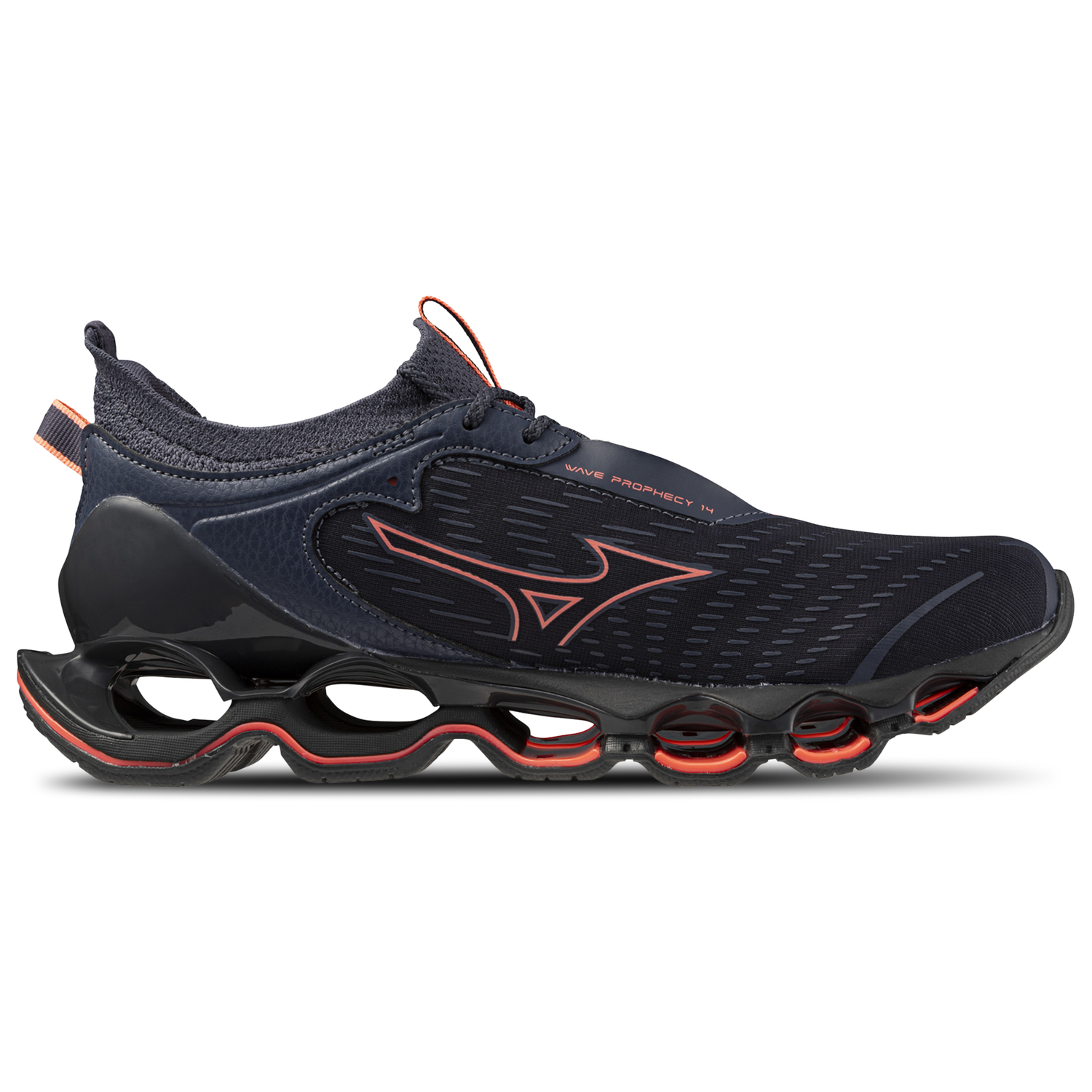 Mizuno Prophecy 14 - Women's - Odyssey Grey/Striking Coral