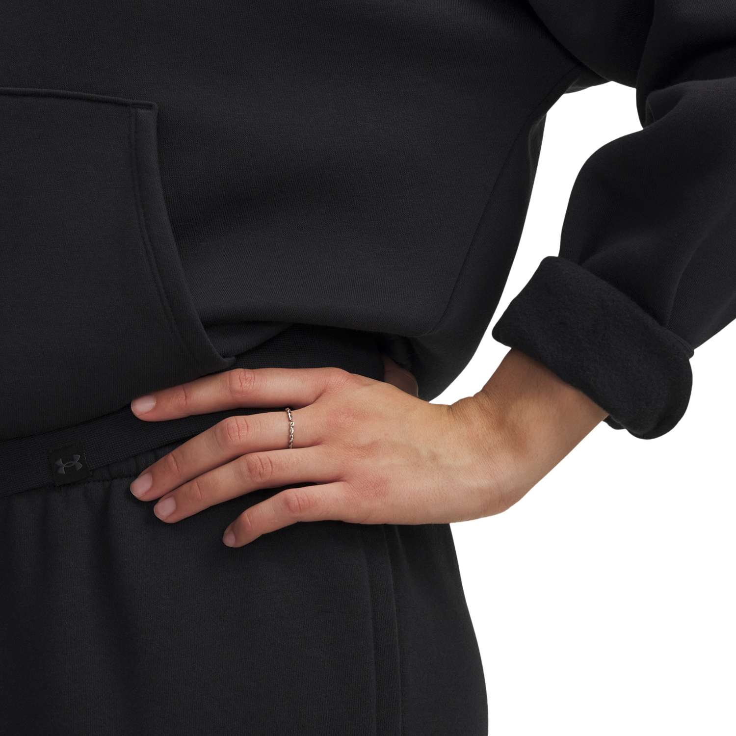 Under Armour Project Rock Icon Hoodie - Women's - Black/Black