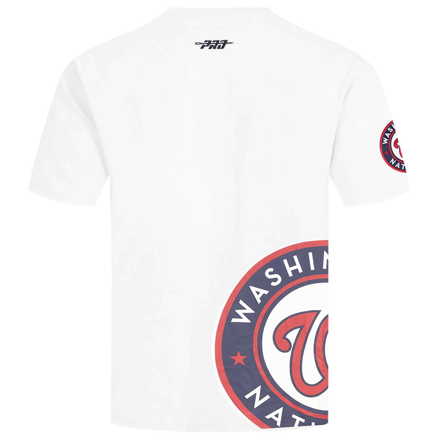 Pro Standard Nationals Living Large CJ Drop Shoulder T-Shirt - Men's - White/Black/Red