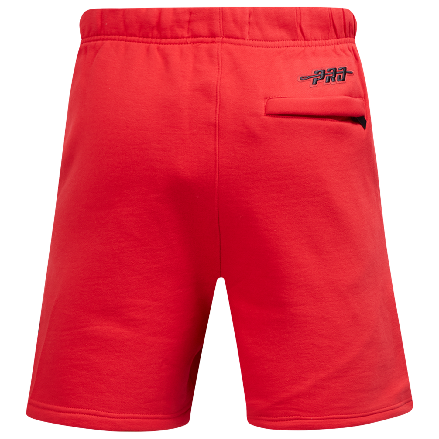 Pro Standard Nationals Living Large Fleece Shorts - Men's - Black/Red/White