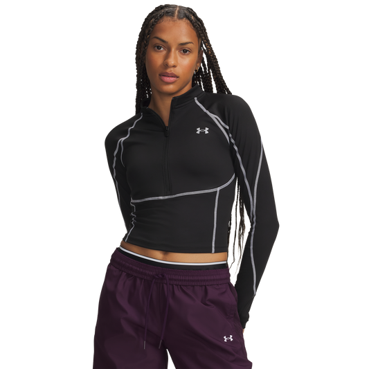 Under Armour Coldgear Elite 1/2 Zip - Women's - Black/Relective