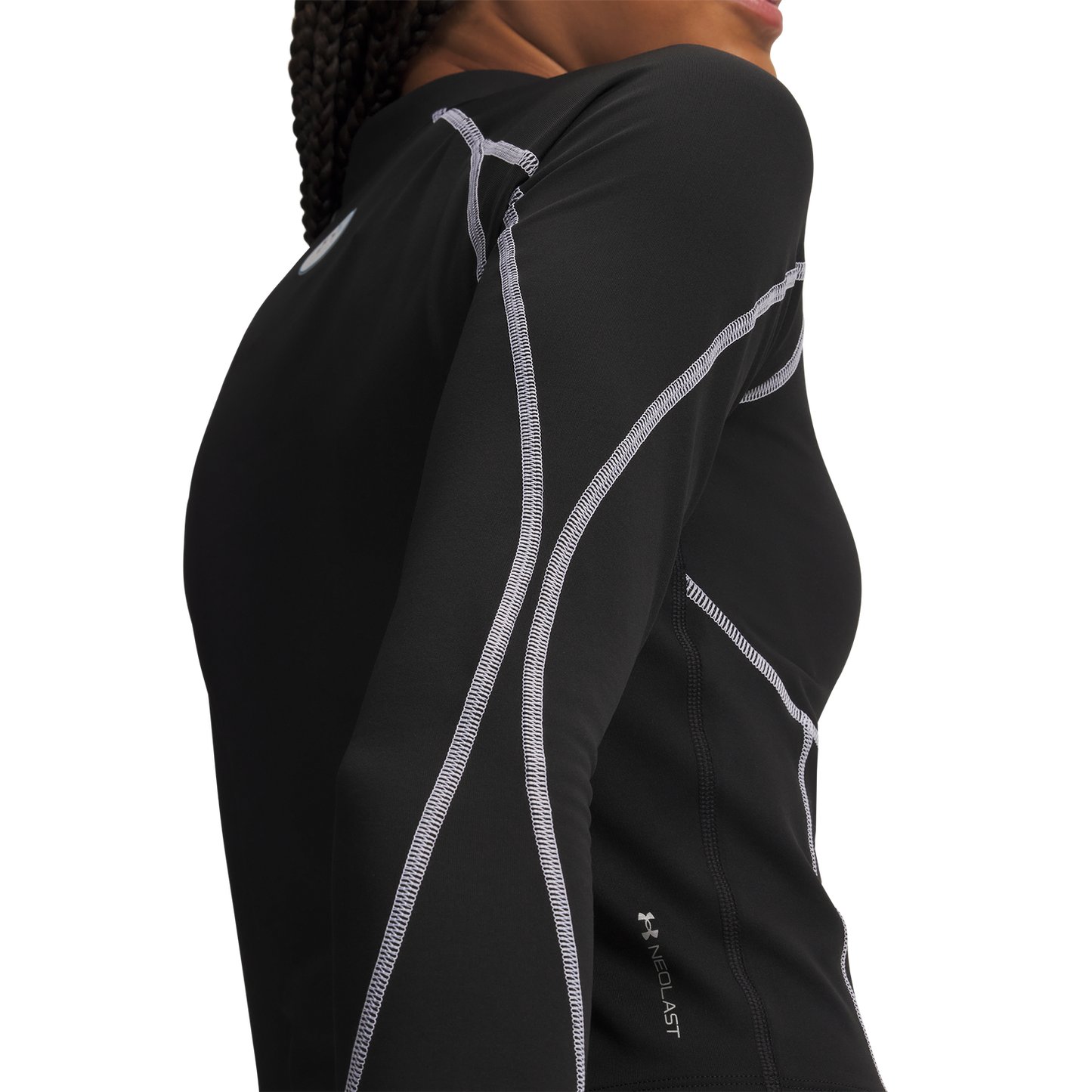 Under Armour Coldgear Elite 1/2 Zip - Women's - Black/Relective