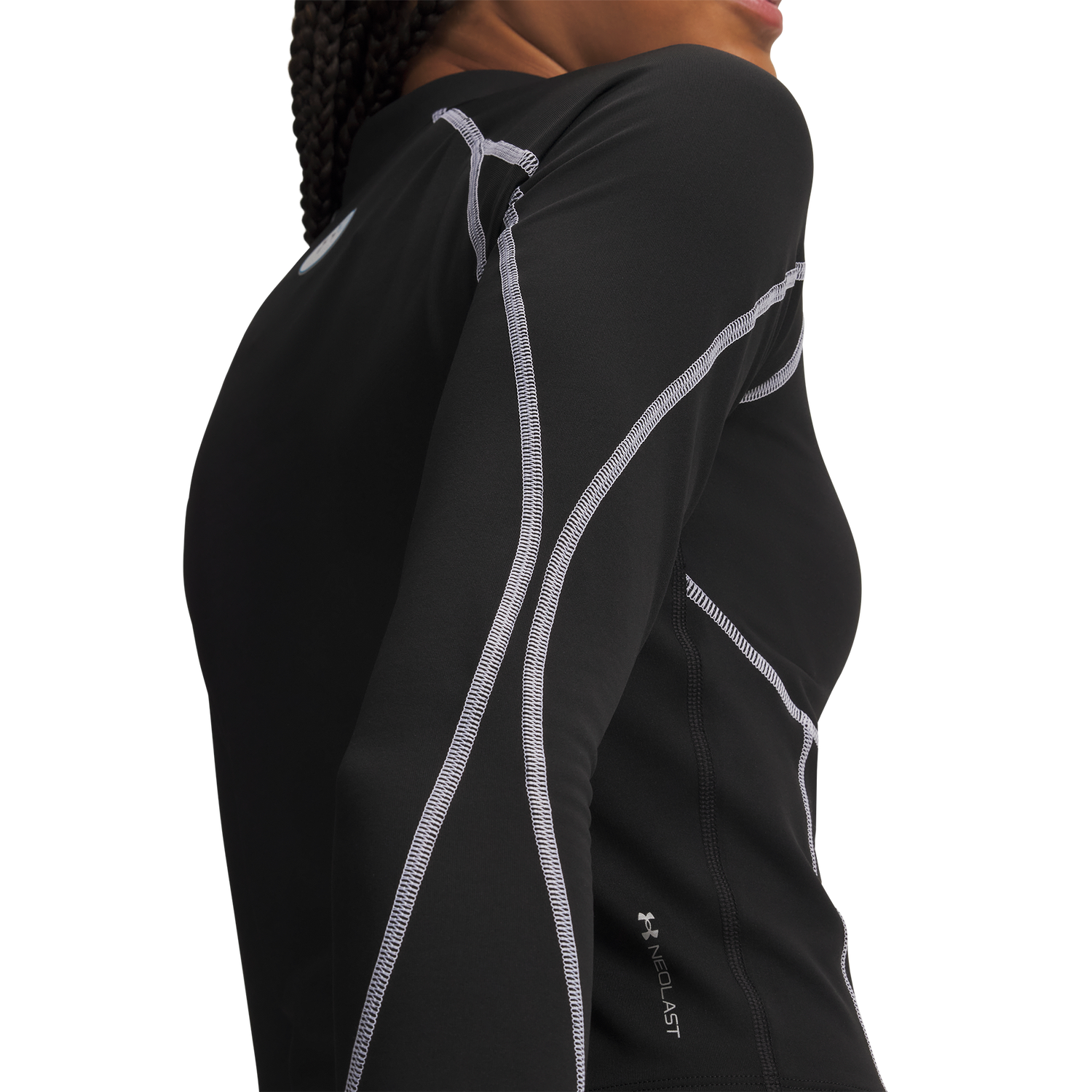 Under Armour Coldgear Elite 1/2 Zip - Women's - Black/Relective