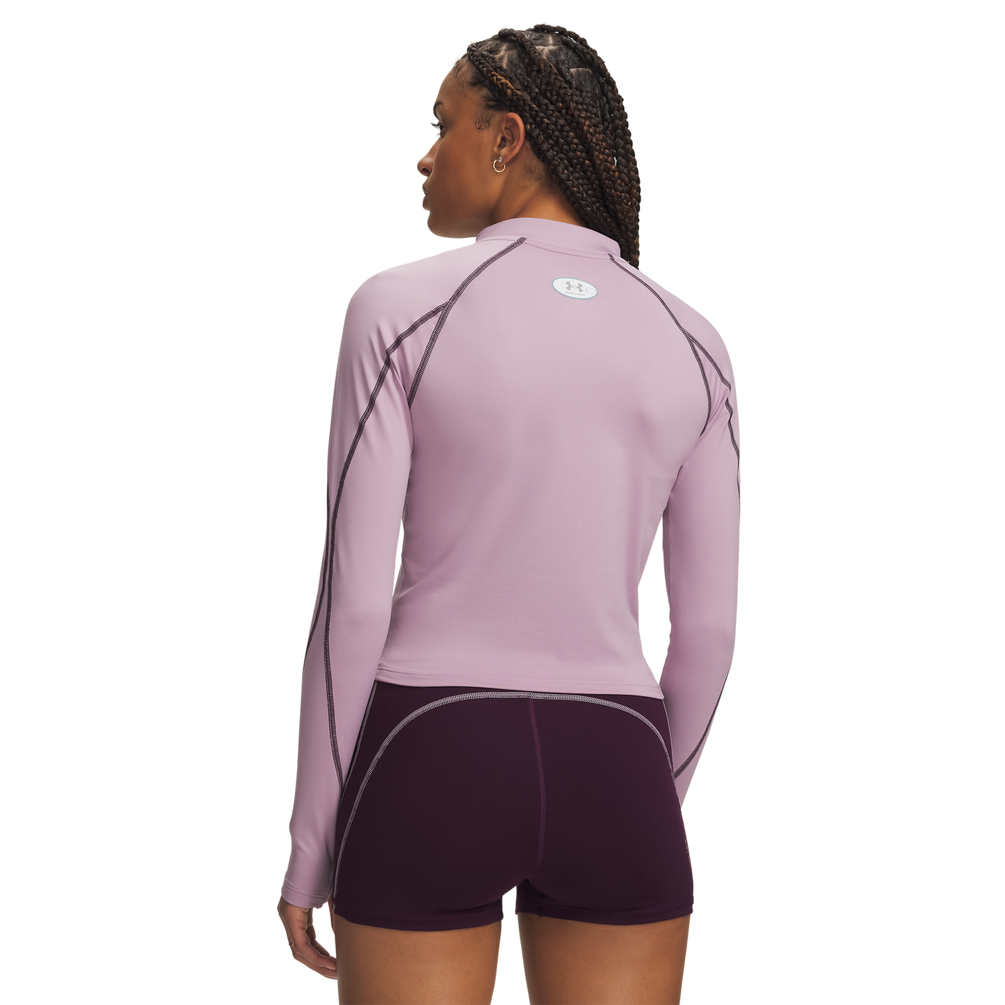Under Armour Coldgear Elite 1/2 Zip - Women's - Pink/Relective