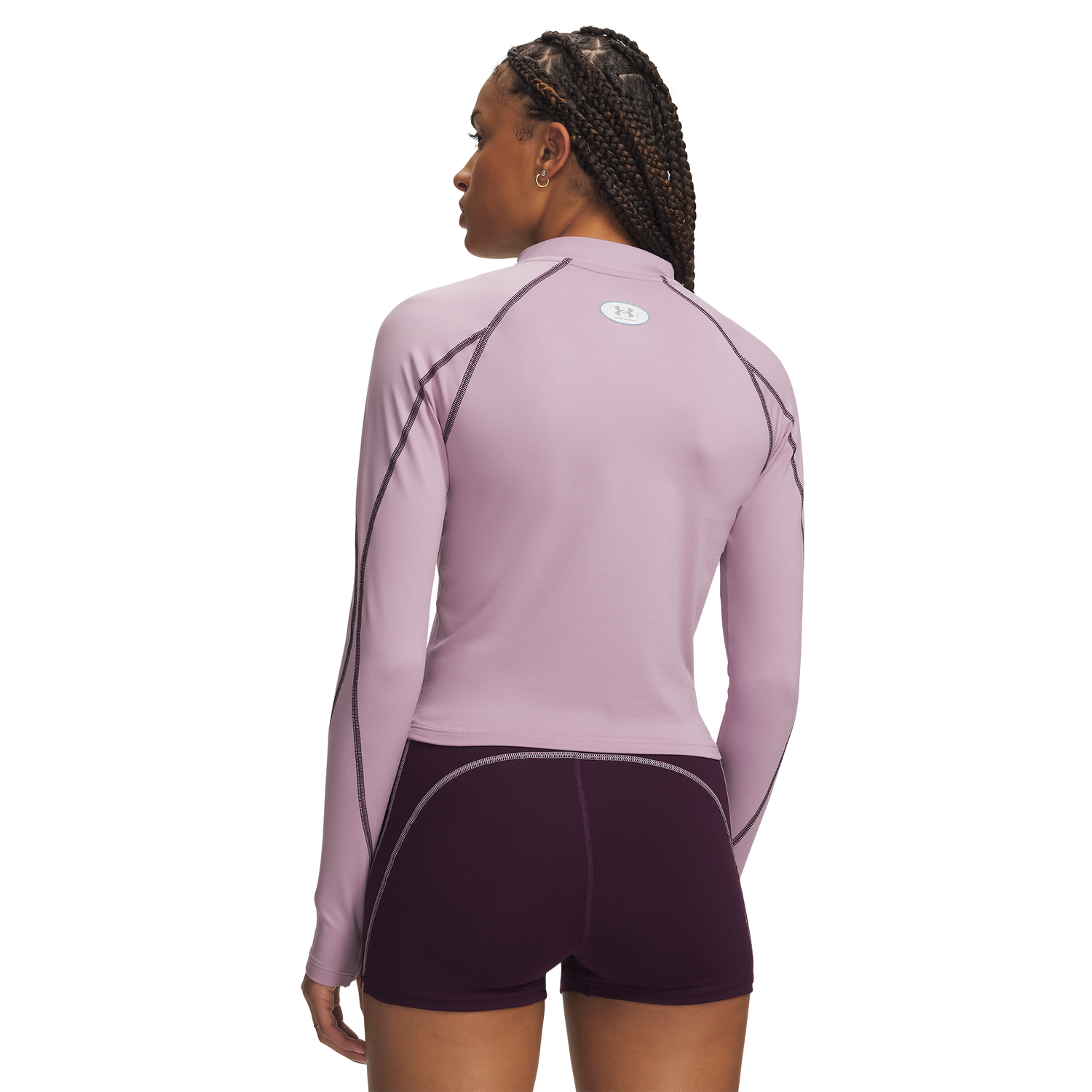 Under Armour Coldgear Elite 1/2 Zip - Women's - Pink/Relective