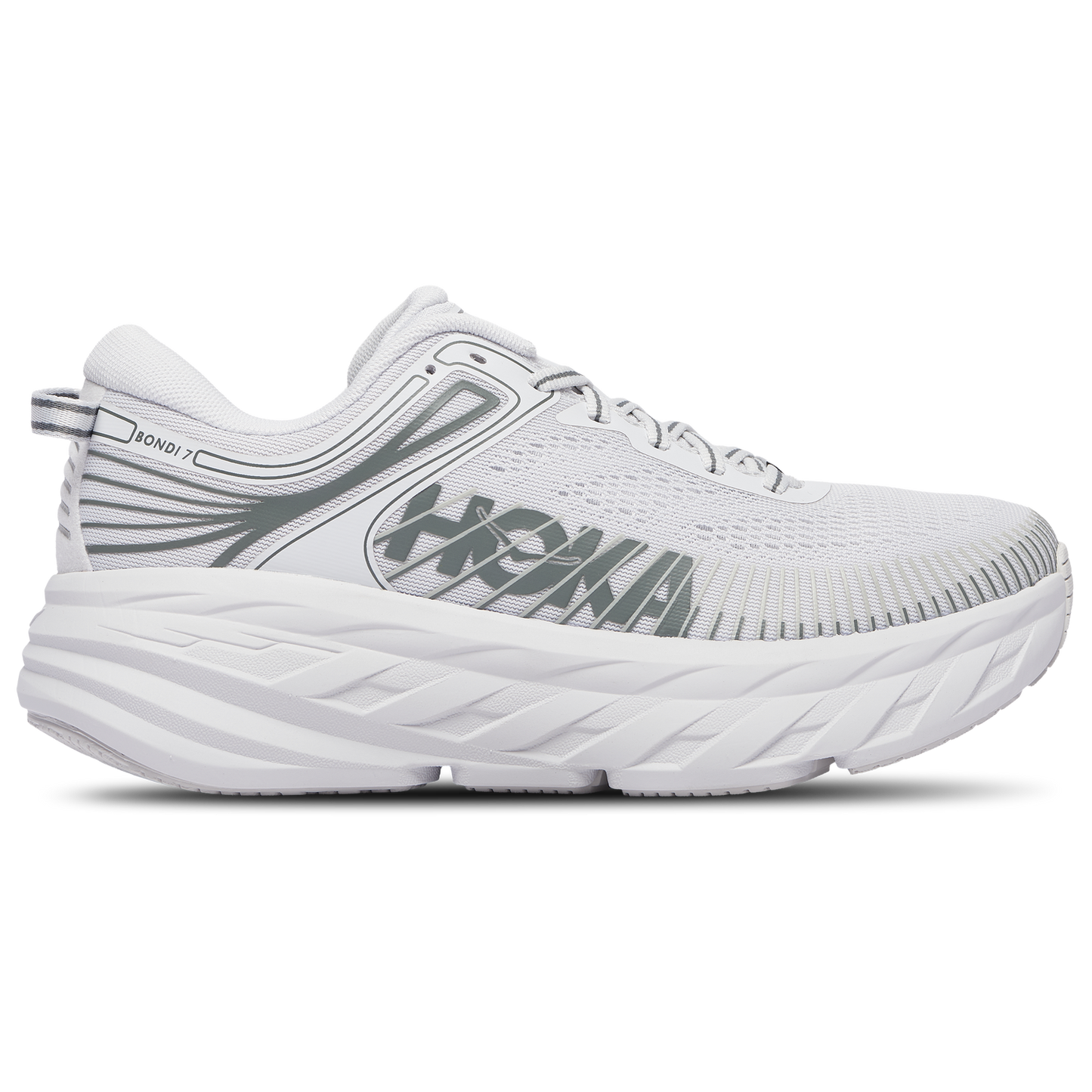 HOKA Bondi 7 - Women's - Cosmic Grey/Stardust