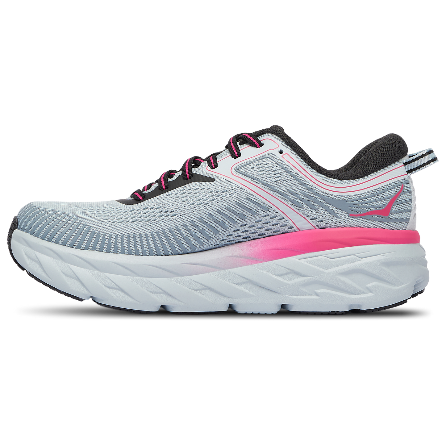 HOKA Bondi 7 - Women's - Mineral Blue/Rhubarb