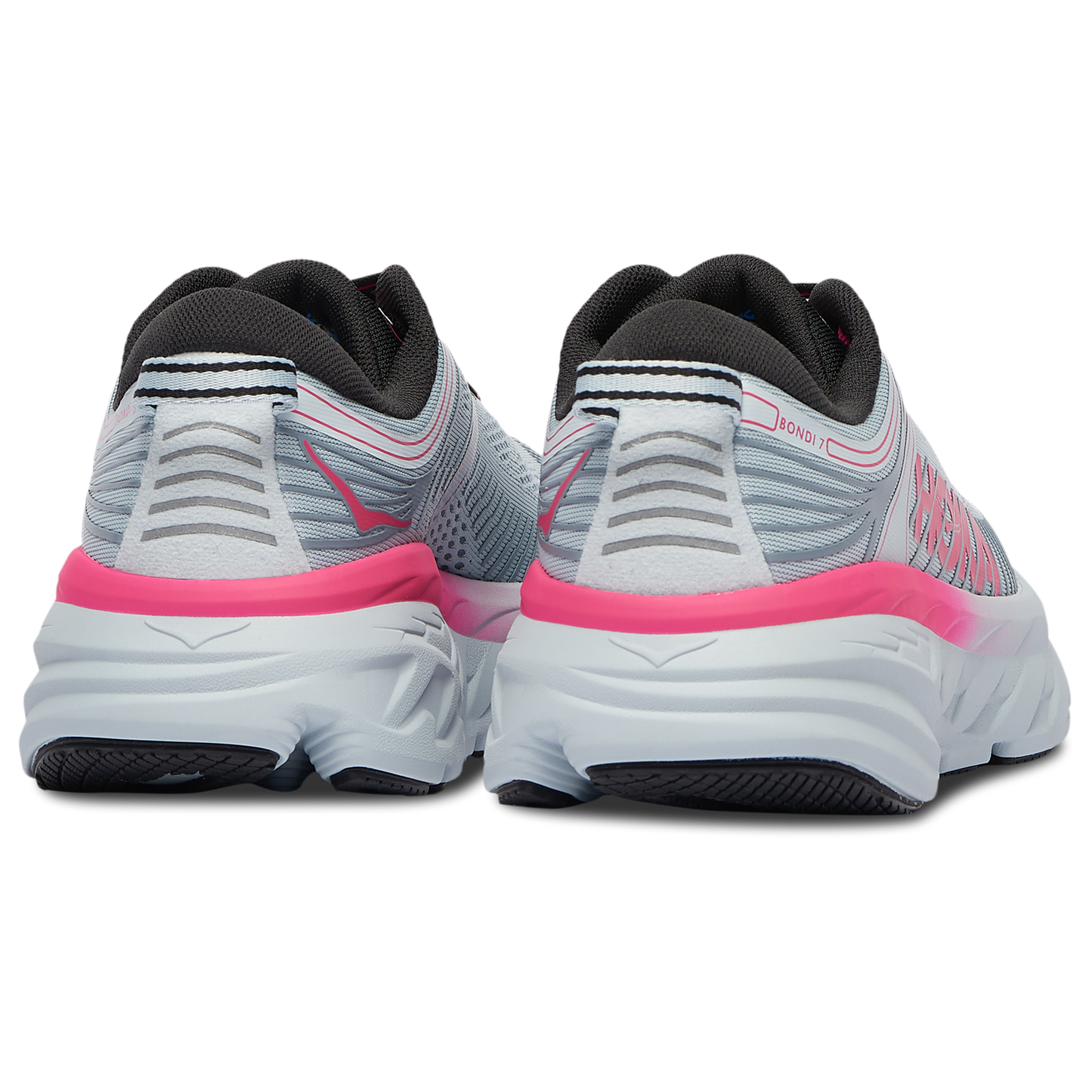 HOKA Bondi 7 - Women's - Mineral Blue/Rhubarb