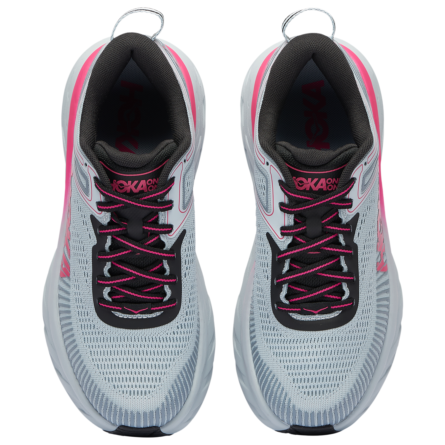 HOKA Bondi 7 - Women's - Mineral Blue/Rhubarb